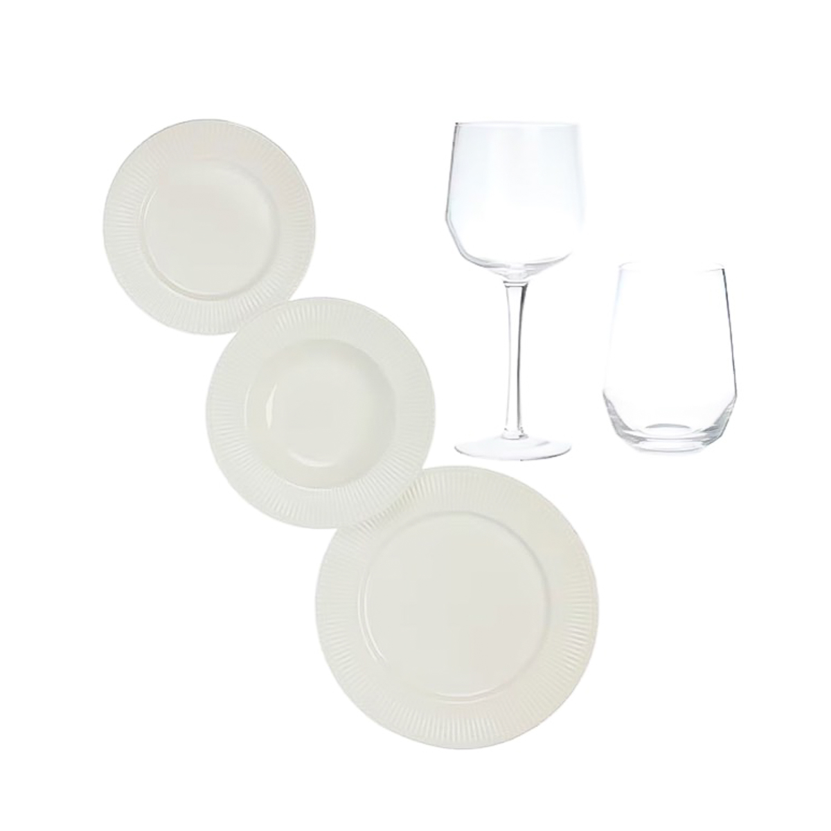 Vajilla 12 Pz Porcelana QUADRUM image number null
