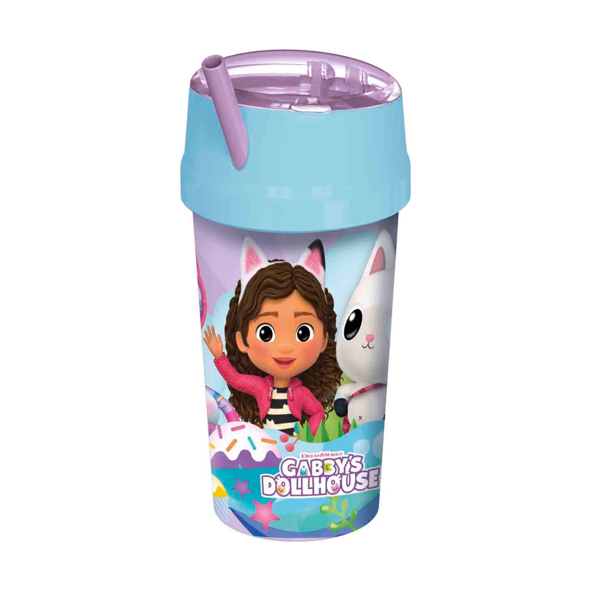 Vaso de Viaje Gabbys Dollhouse 465 ml image number null