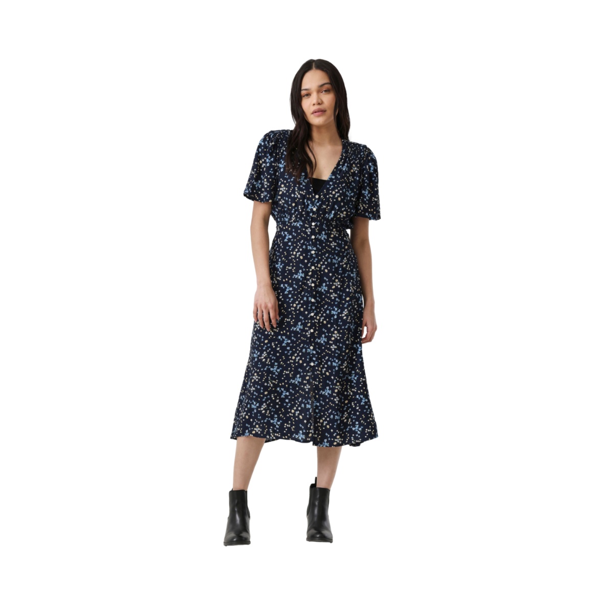Vestido De Manga Corta Levis Para Mujer Curvy image number null