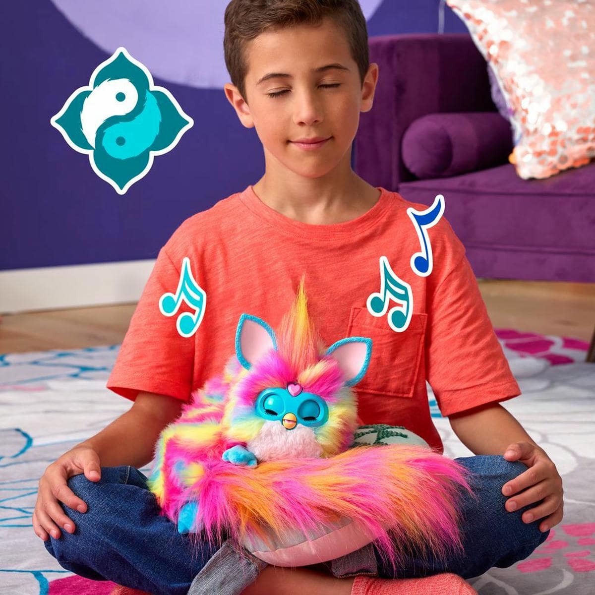 Furby Peluche DJ Furby Hasbro image number null