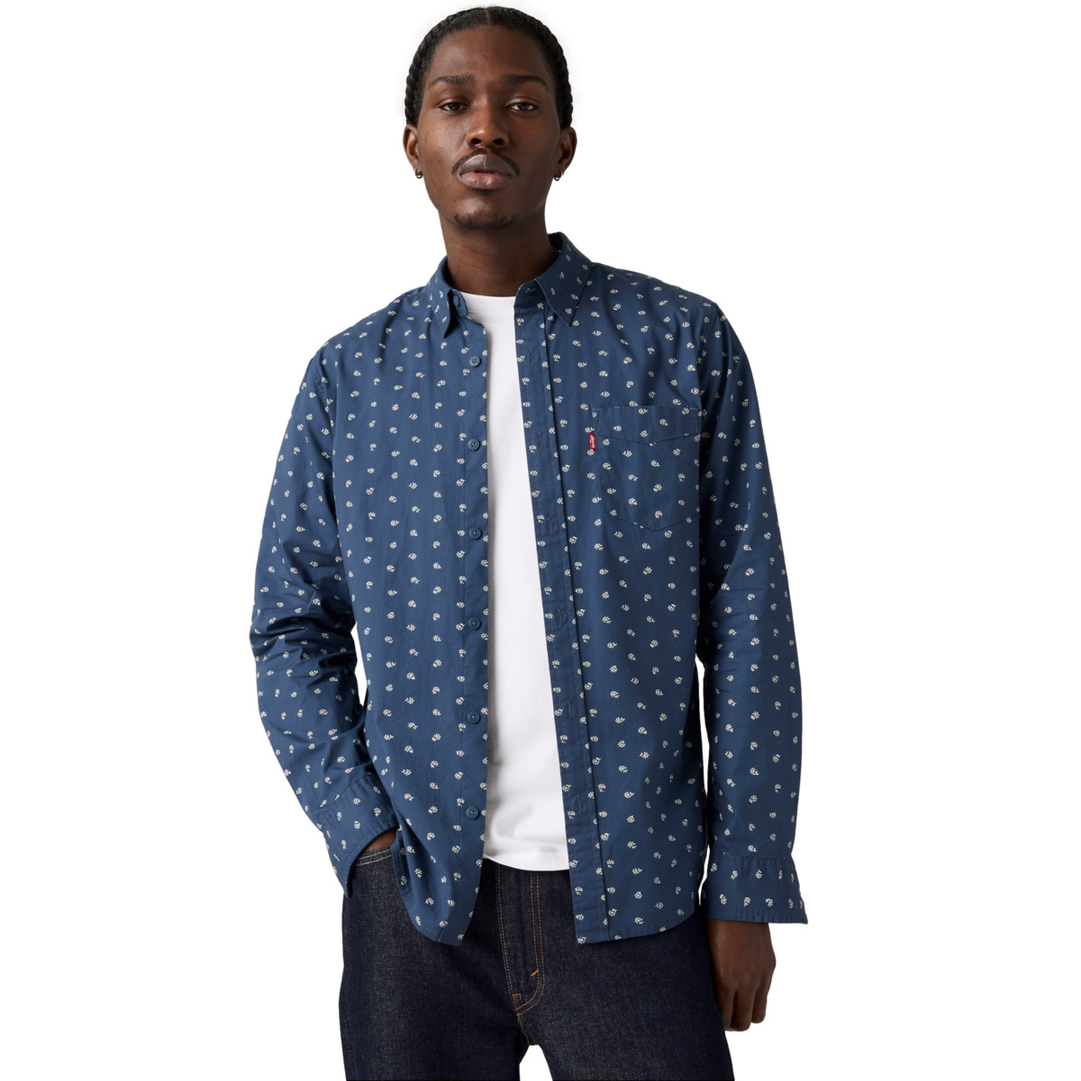 Camisa Prints Regular Fit Levi's Manga Larga para Hombre image number null