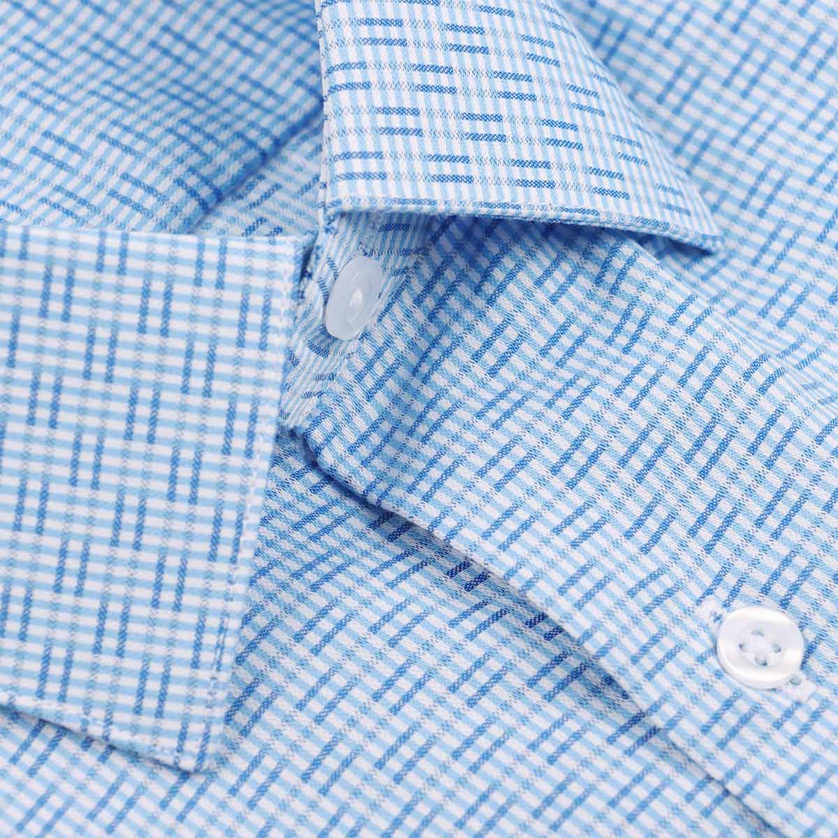 Camisa de Vestir con Microcuadros Perry Ellis para Hombre image number null