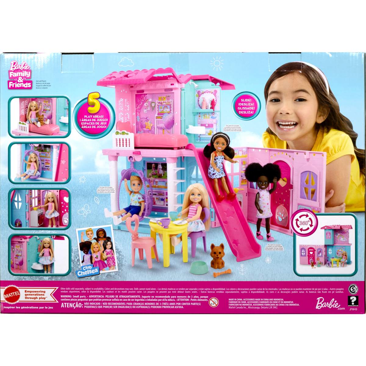 Casa de Mu&ntilde;ecas Barbie Transformable De Chelsea image number null
