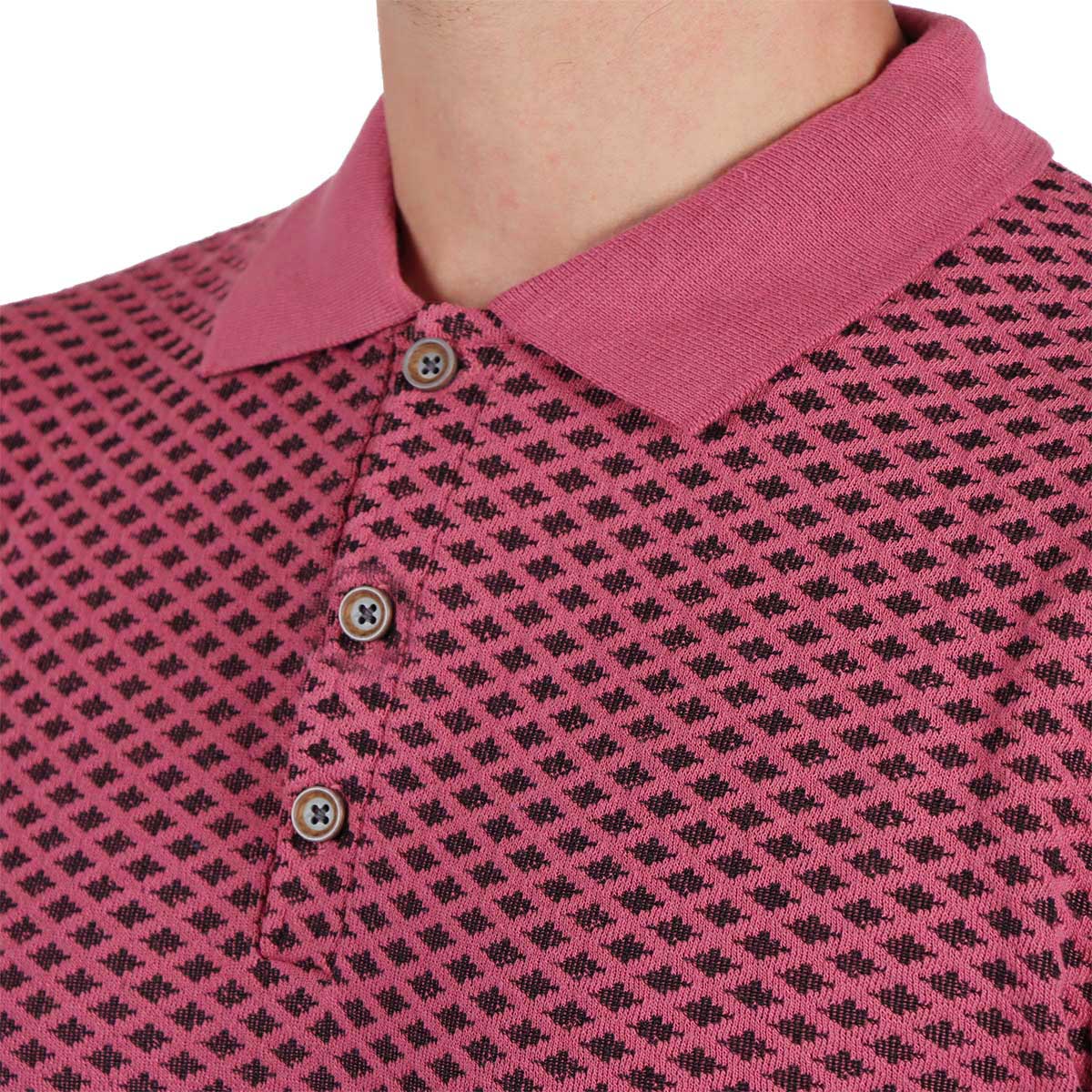 Playera Polo Manga Corta Texturizada Casual Yongster Hombre image number null