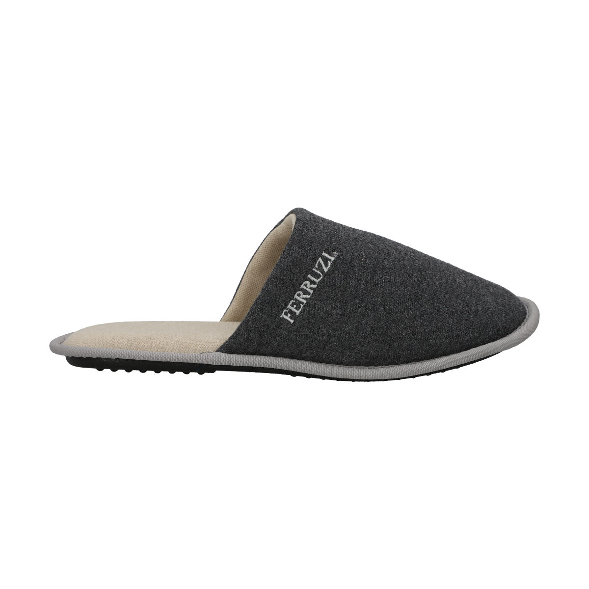 Pantufla Destalonada Ferruzi Gris para Hombre image number null