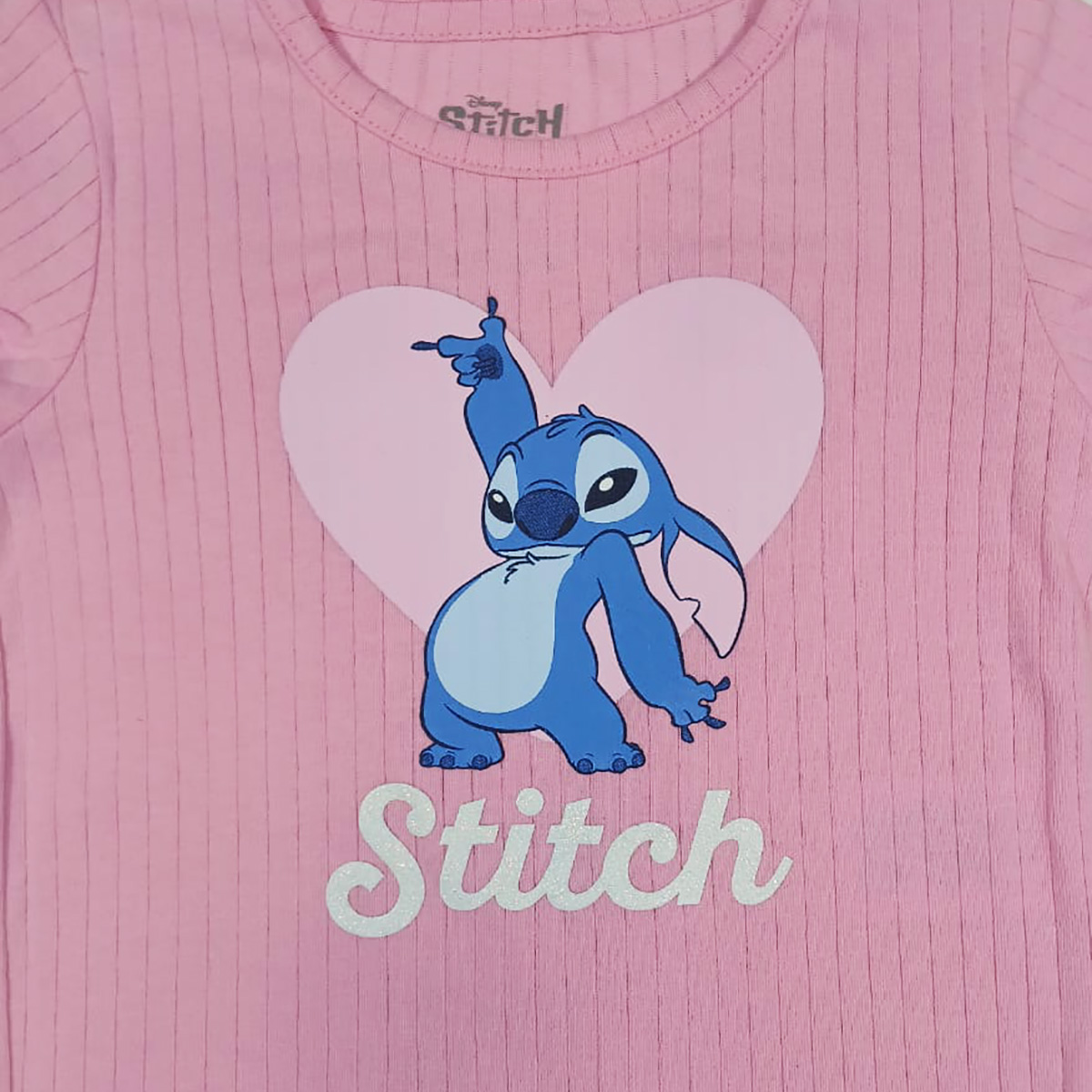 Playera Manga Corta Stitch para Ni&ntilde;a image number null
