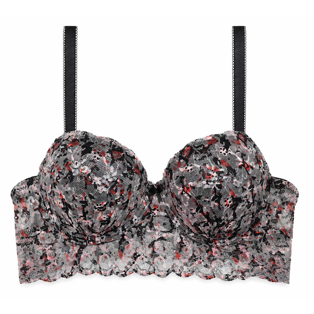 Brasier Bustier Encaje Estampado Vicky Form Para Mujer image number null