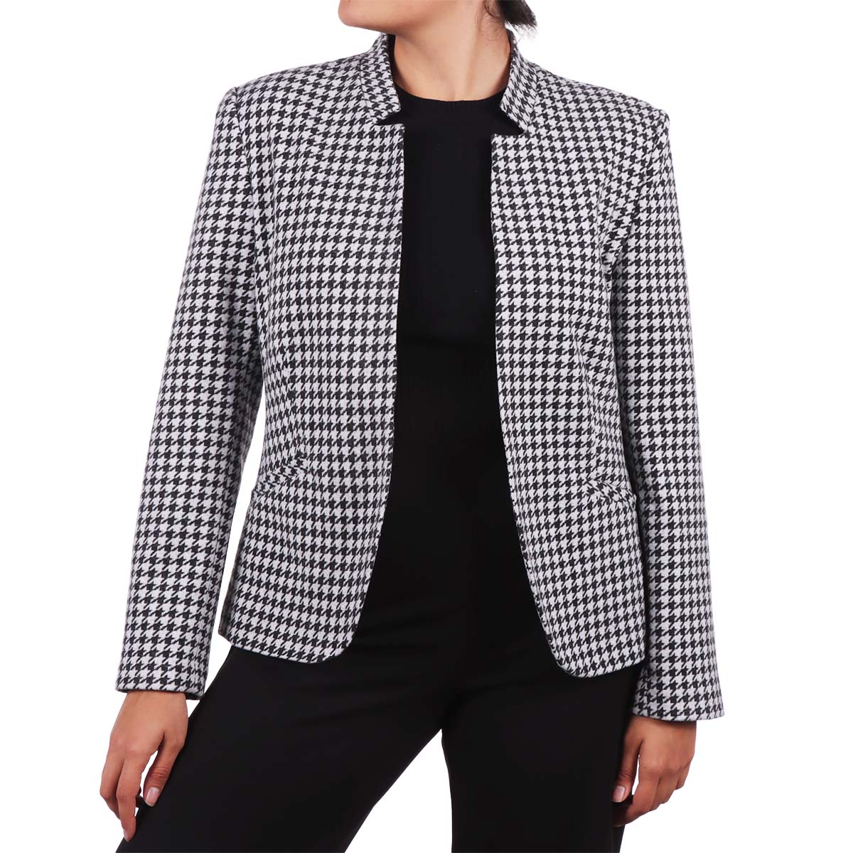 Saco Estampado Cl&aacute;sico Pata de Gallo Diva By Gamus Mujer image number null