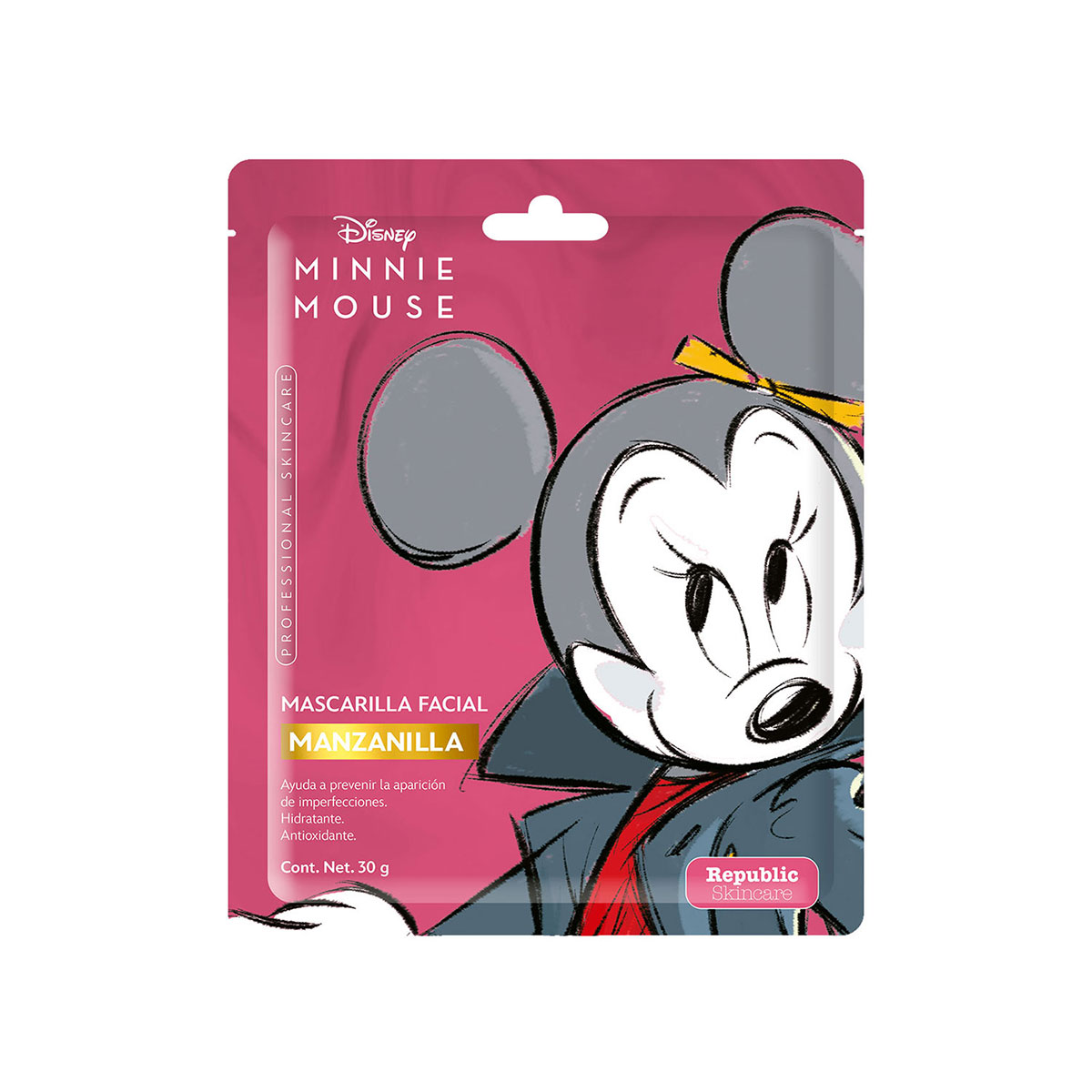 Mascarilla Individual Manzanilla Disney Minnie image number null