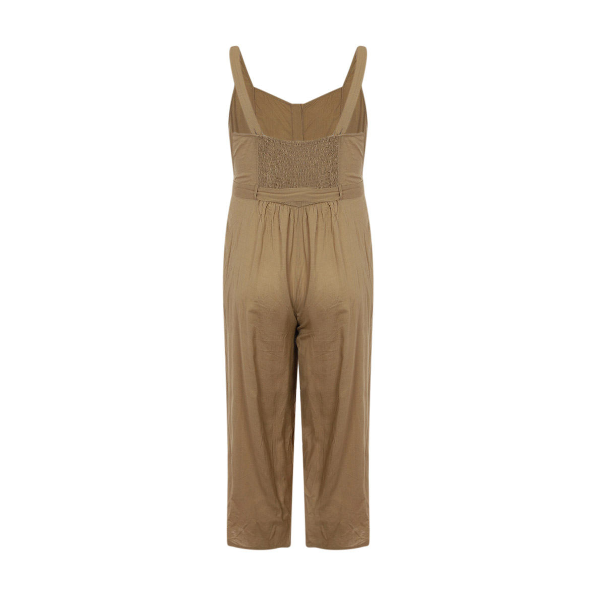 Jumpsuit Tirante Ancho Cuello En U Jeanious Para Mujer Curvy image number null