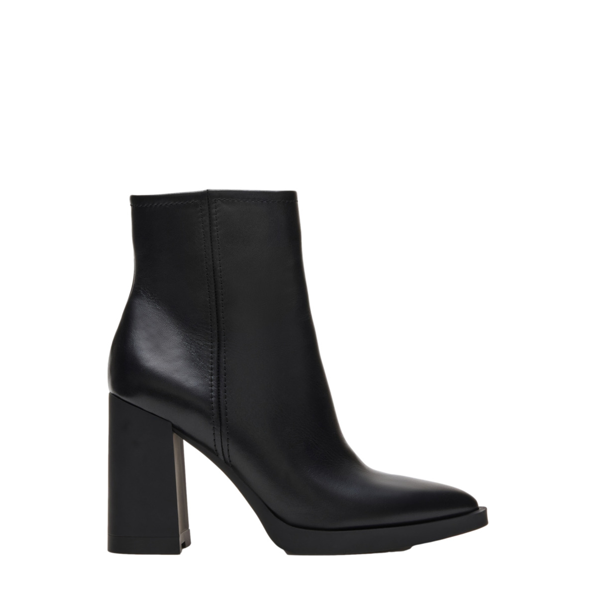 Bot&iacute;n Puntal con Tac&oacute;n Steve Madden Negro para Mujer image number null