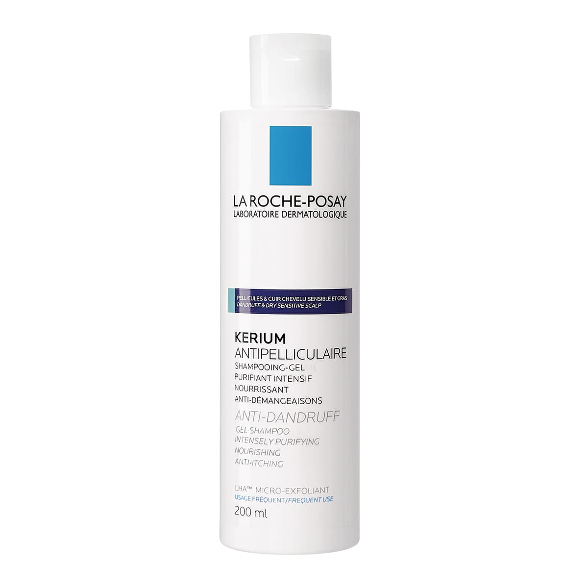 Shampoo para Caspa La Roche Posay Kerium Shampoo Caspa Grasa 200ml image number null