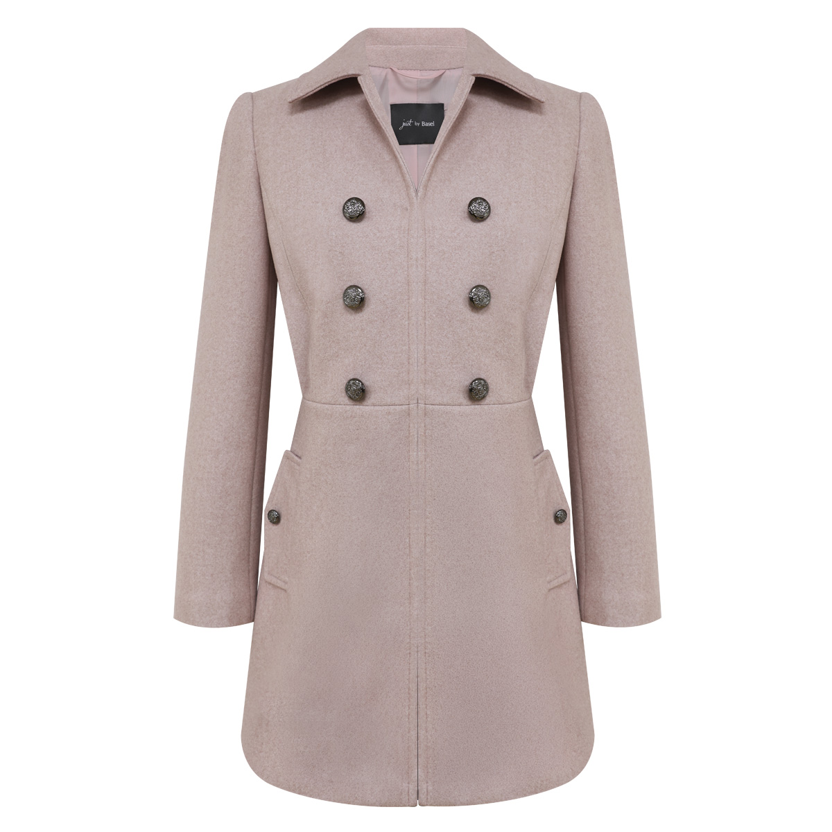 Abrigo 3/4 palo de rosa para Mujer Petite JUST BY BASEL image number null