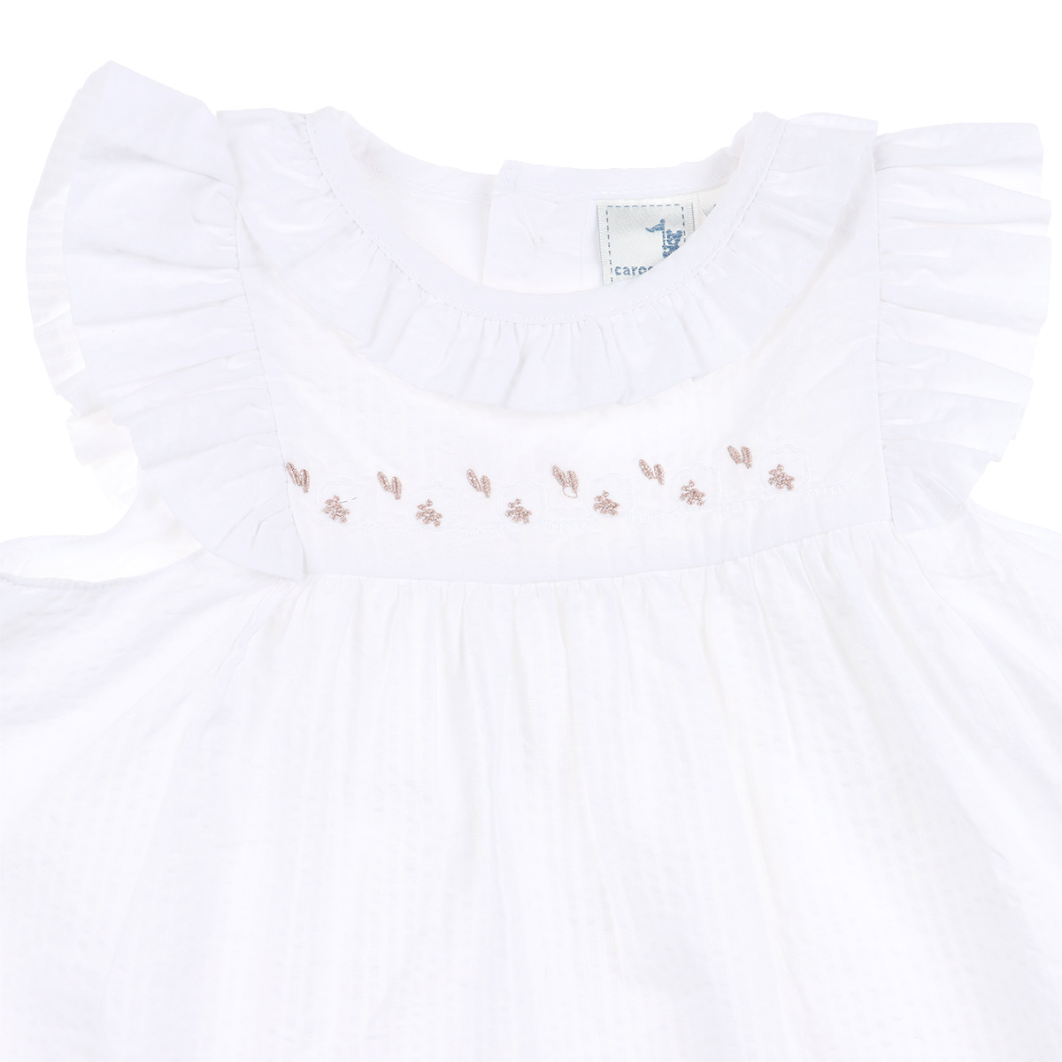 Vestido Bordado Flores Carosello para Beb&eacute; Ni&ntilde;a image number null