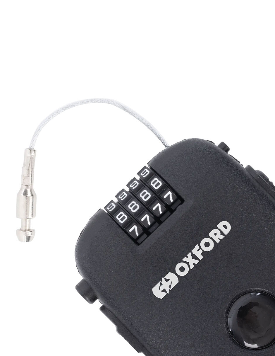 Cable Candado De Combinacion 4D Para Casco image number null