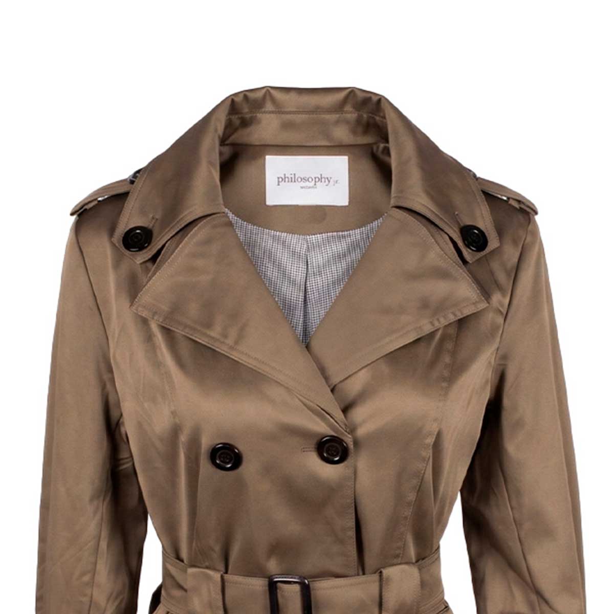 Gabardina Con Cintur&oacute;n Philosophy Woman para mujer casual image number null