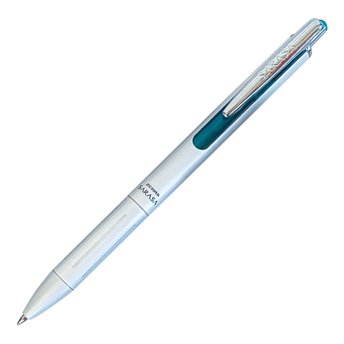 Bol&iacute;grafo Metalico Sarasa Grand Cuerpo Color Blanco Tinta Negra image number null