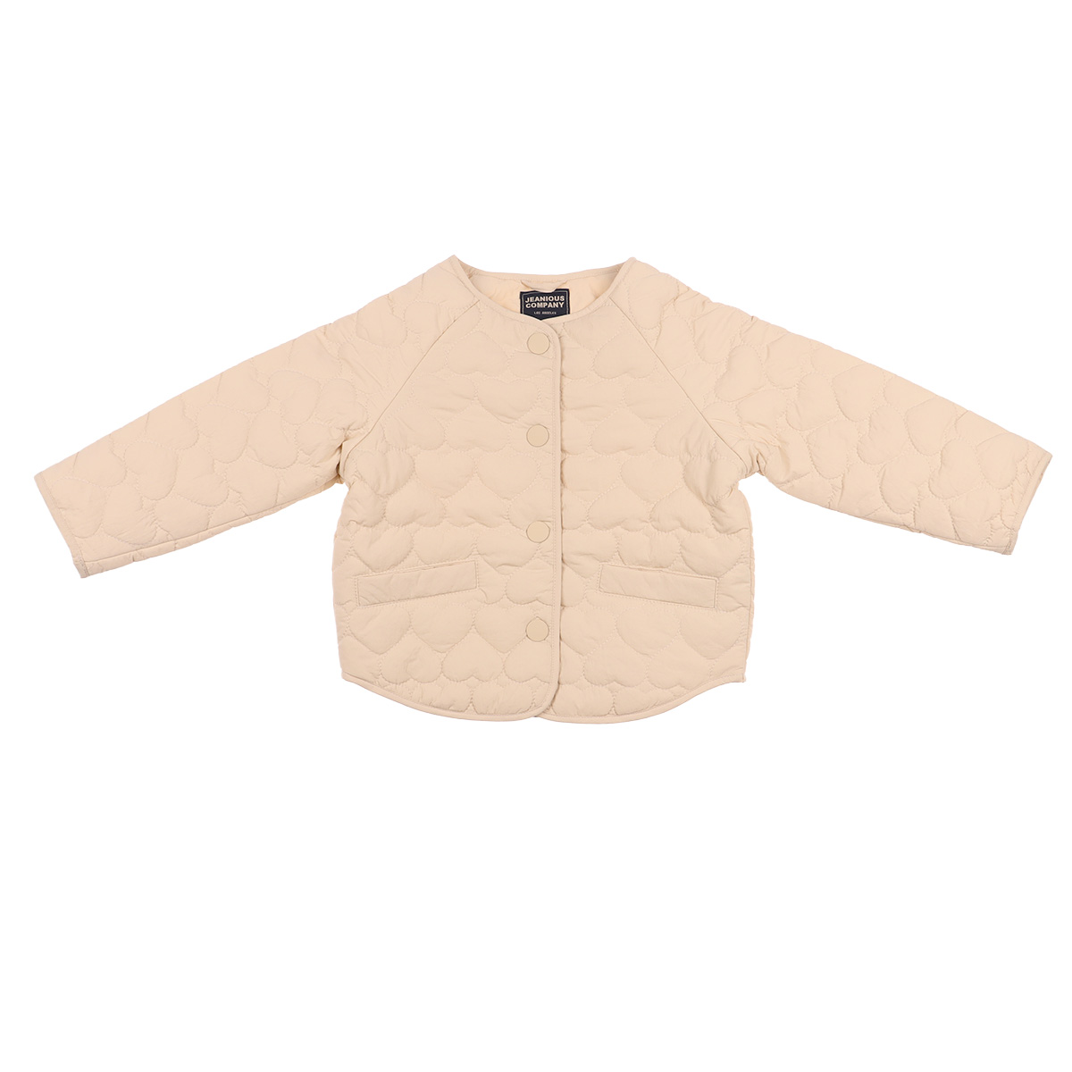 Chamarra Capitonada Corazones Jeanious para Ni&ntilde;a Toddler image number null