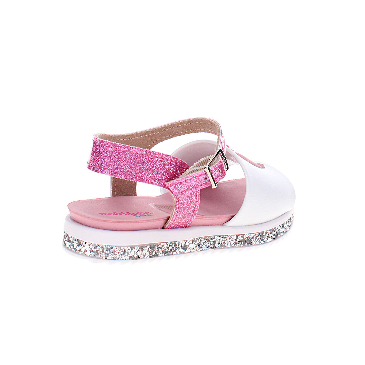 Sandalia Con Velcro 13-18 Blanco Molekinha image number null