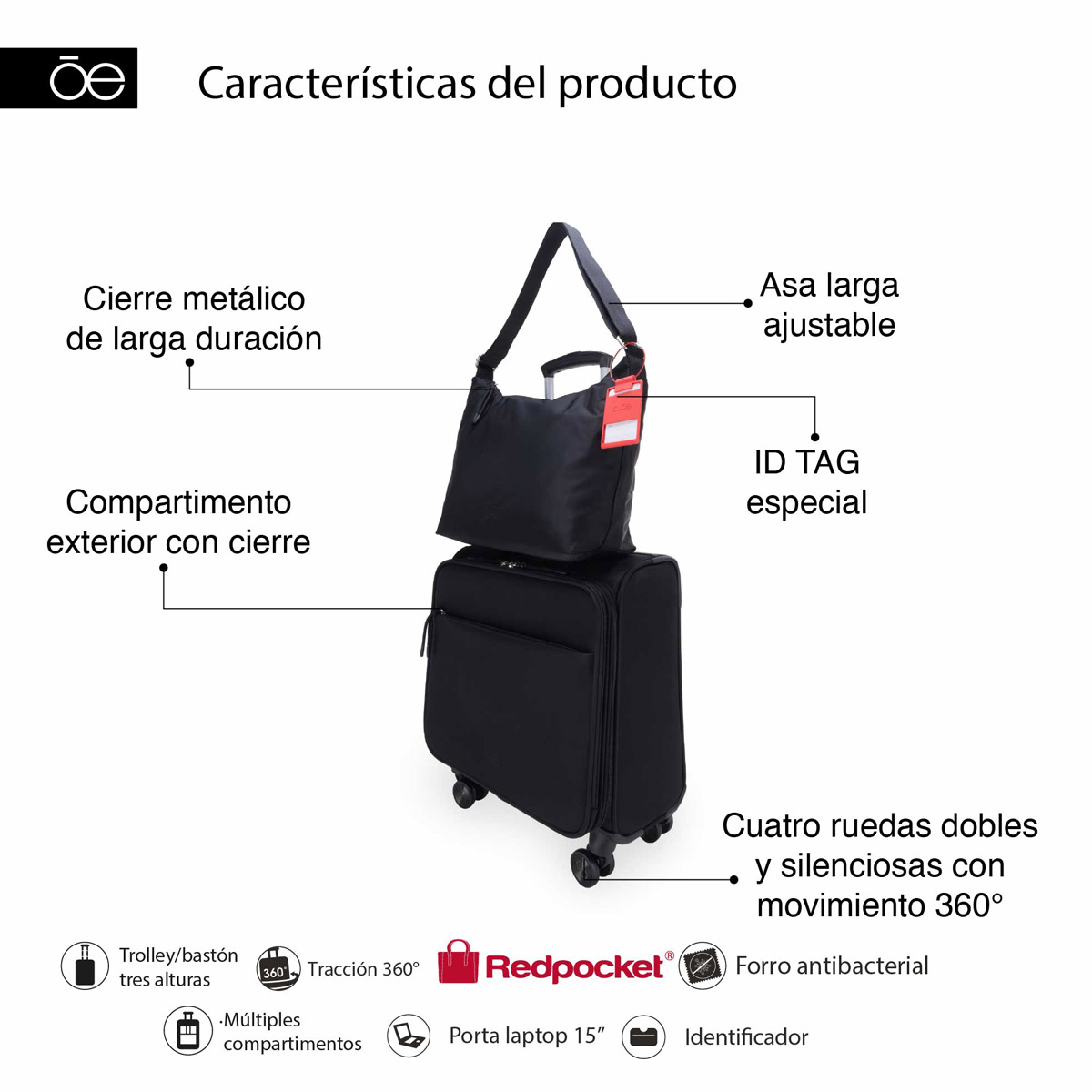 Set de Viaje Cloe Ss Im La Negro image number null