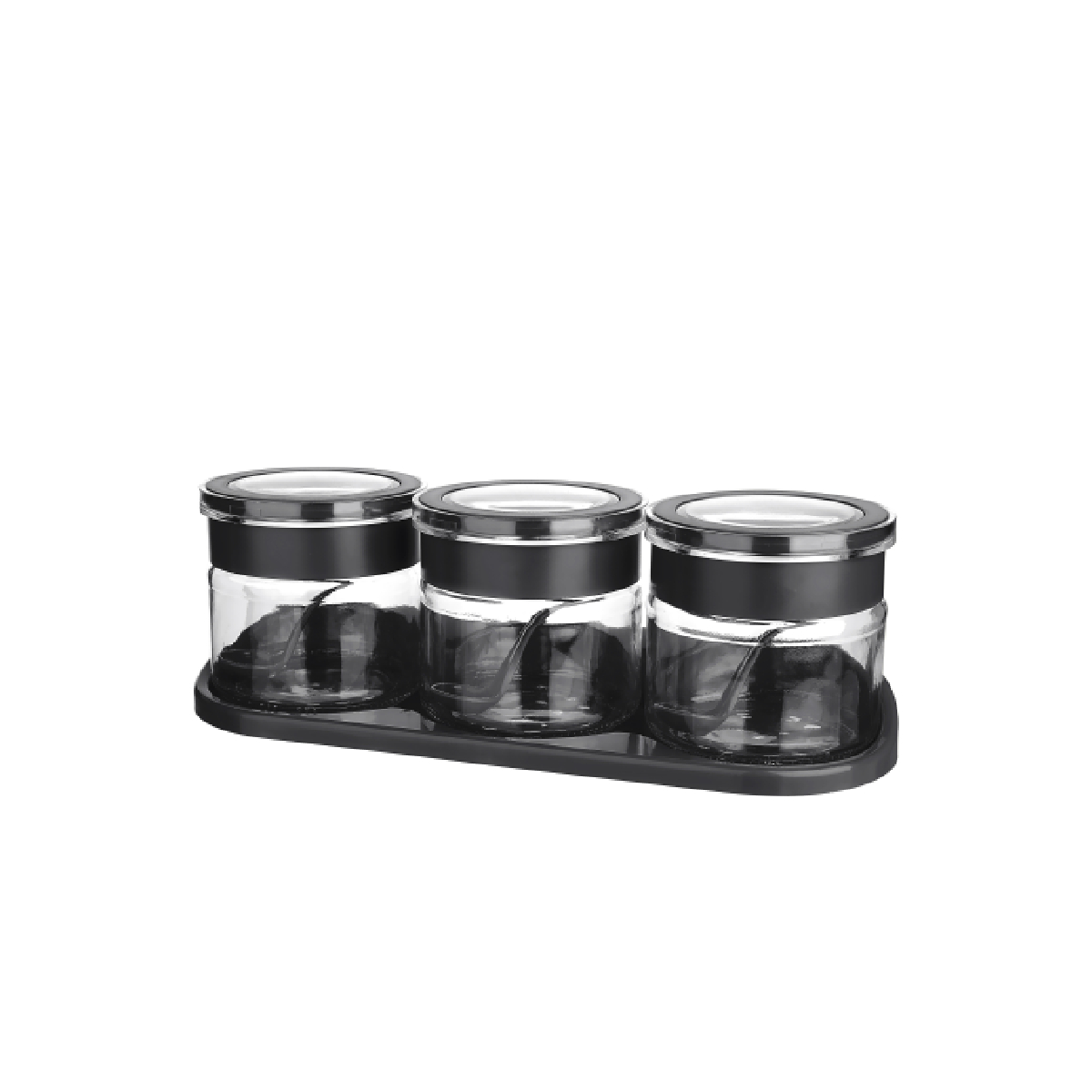 Set 3 Especieros Con Cuchara Jarkin Space 300 Ml Titiz image number null