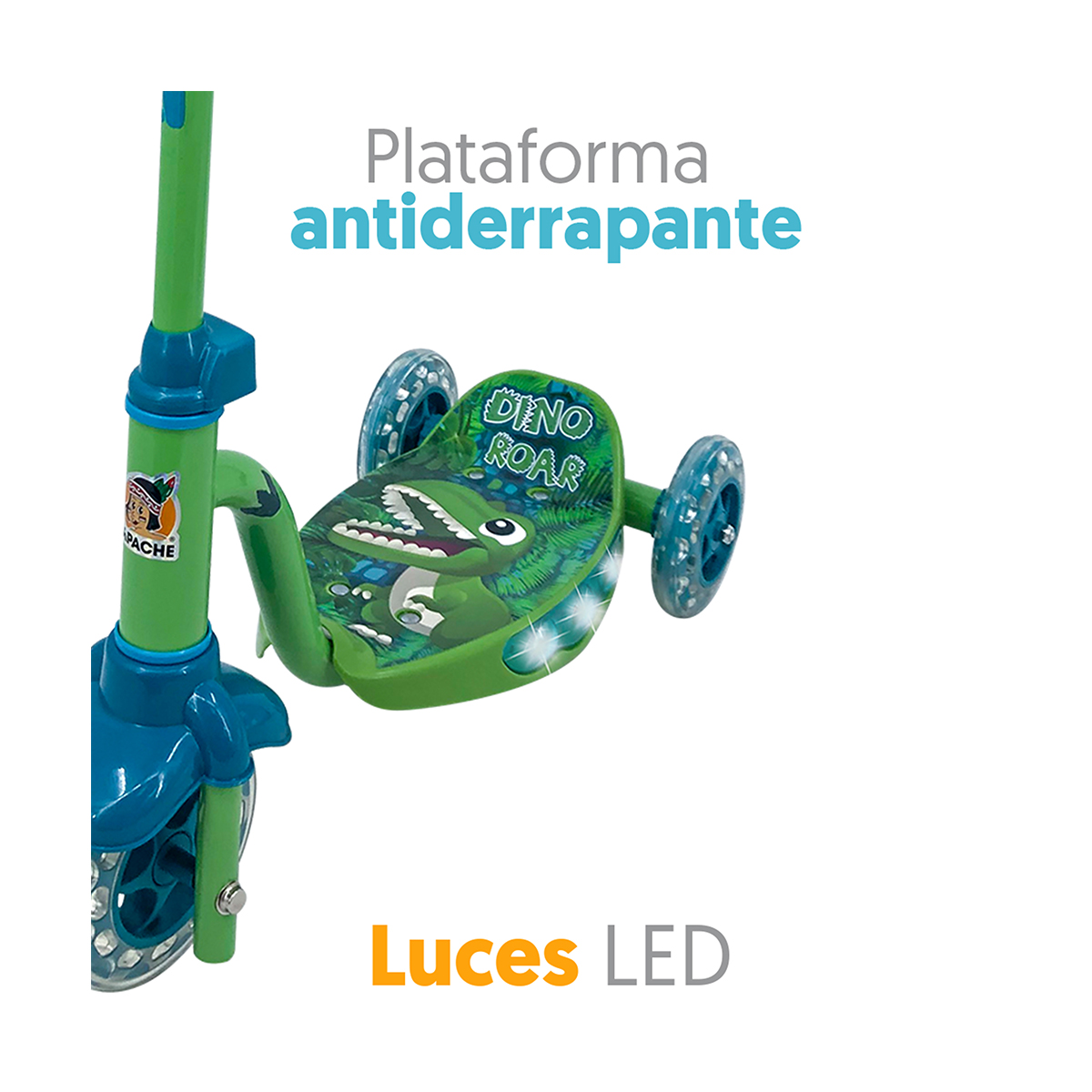 Scooter Con Figura 3D Luces Y Sonidos Flying Wheel image number null
