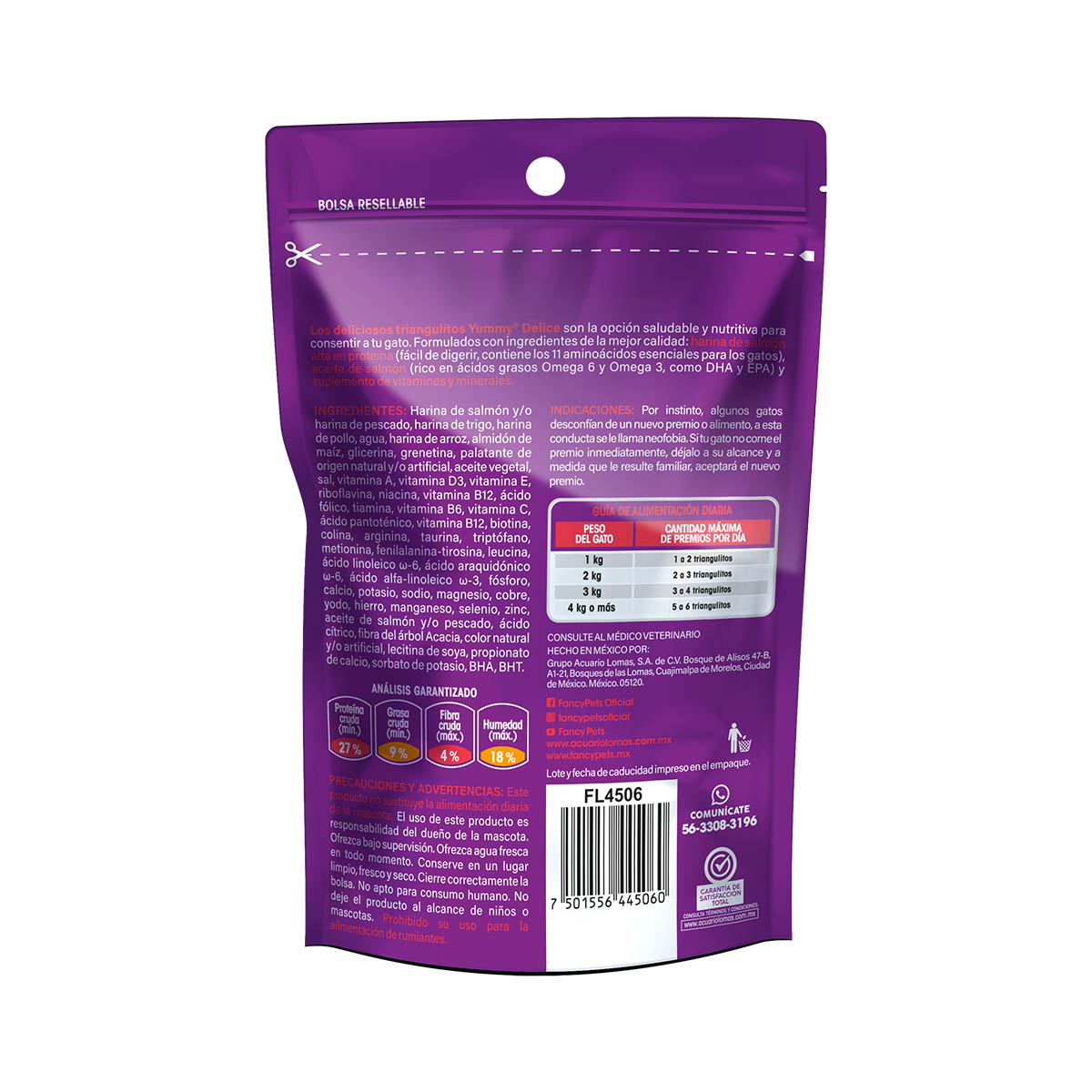 Yummy Delice Premios Para Gato 60 Gr Fancy Pets image number null