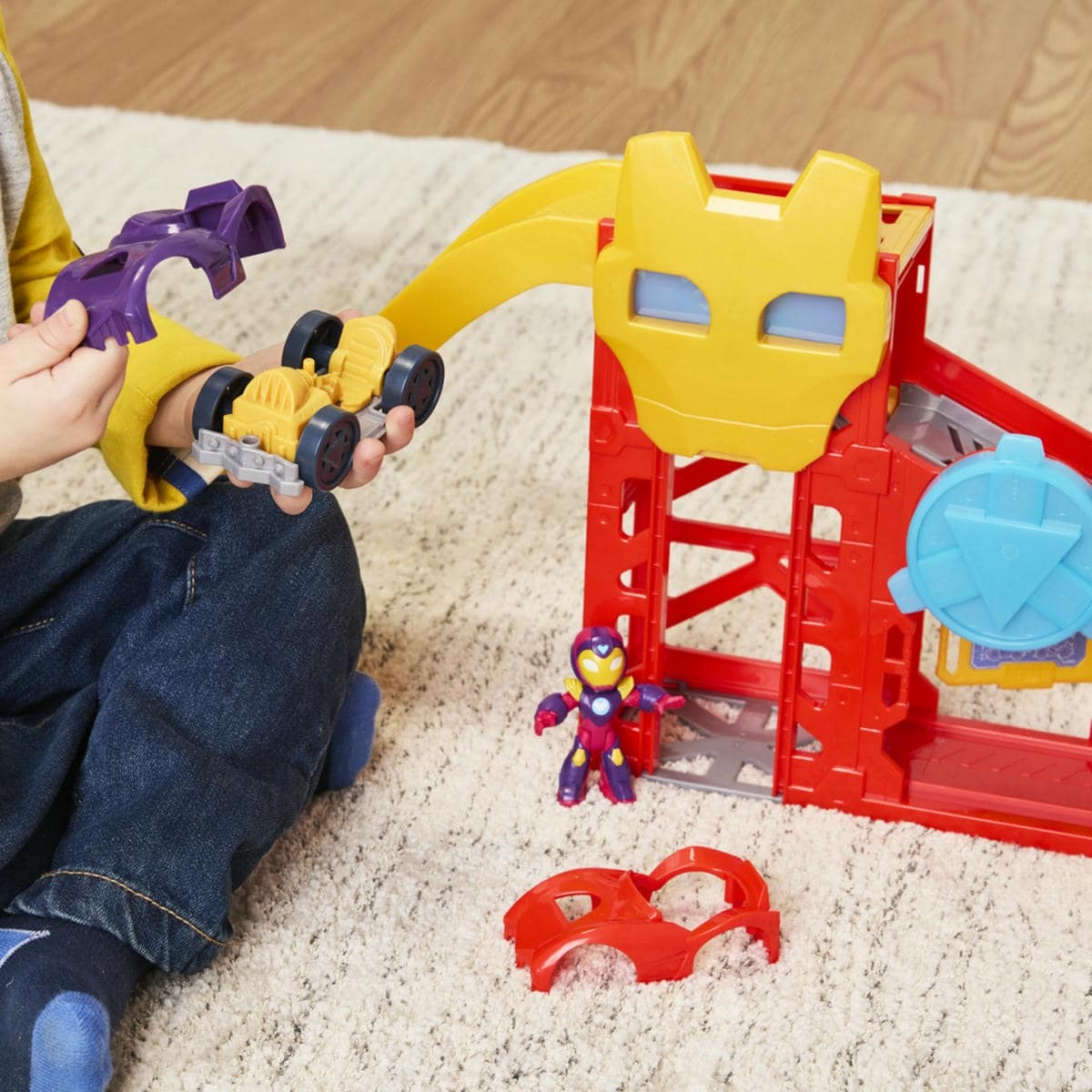 Marvel Set de Juego Iron Garaje Hasbro image number null