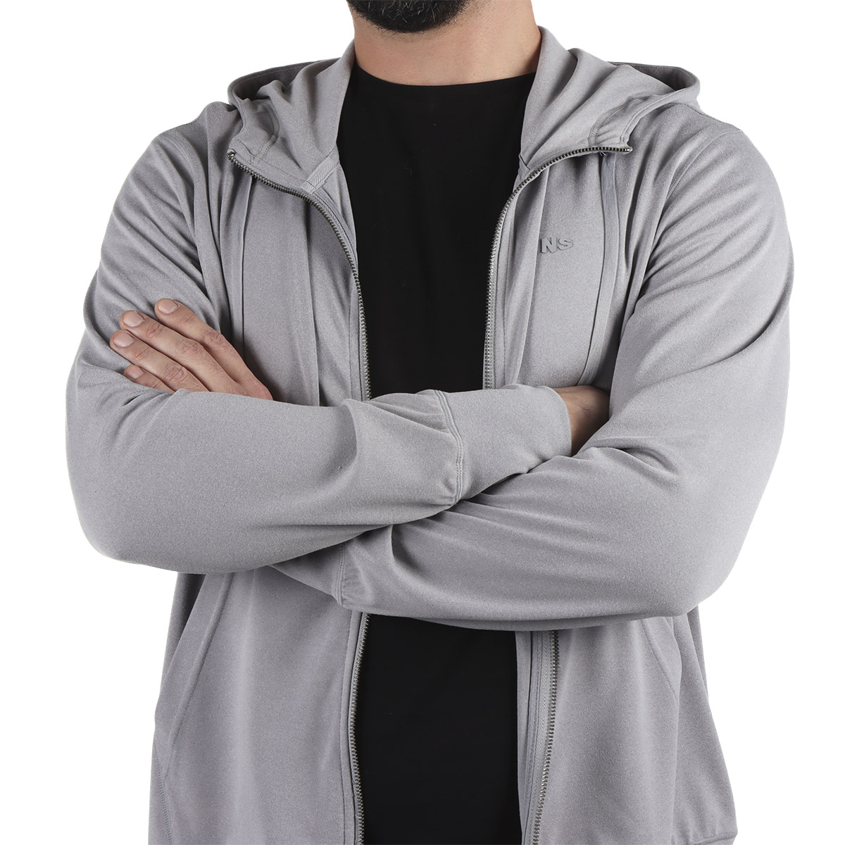 Sudadera con Capucha Cierre Frontal Jeanious para Hombre image number null