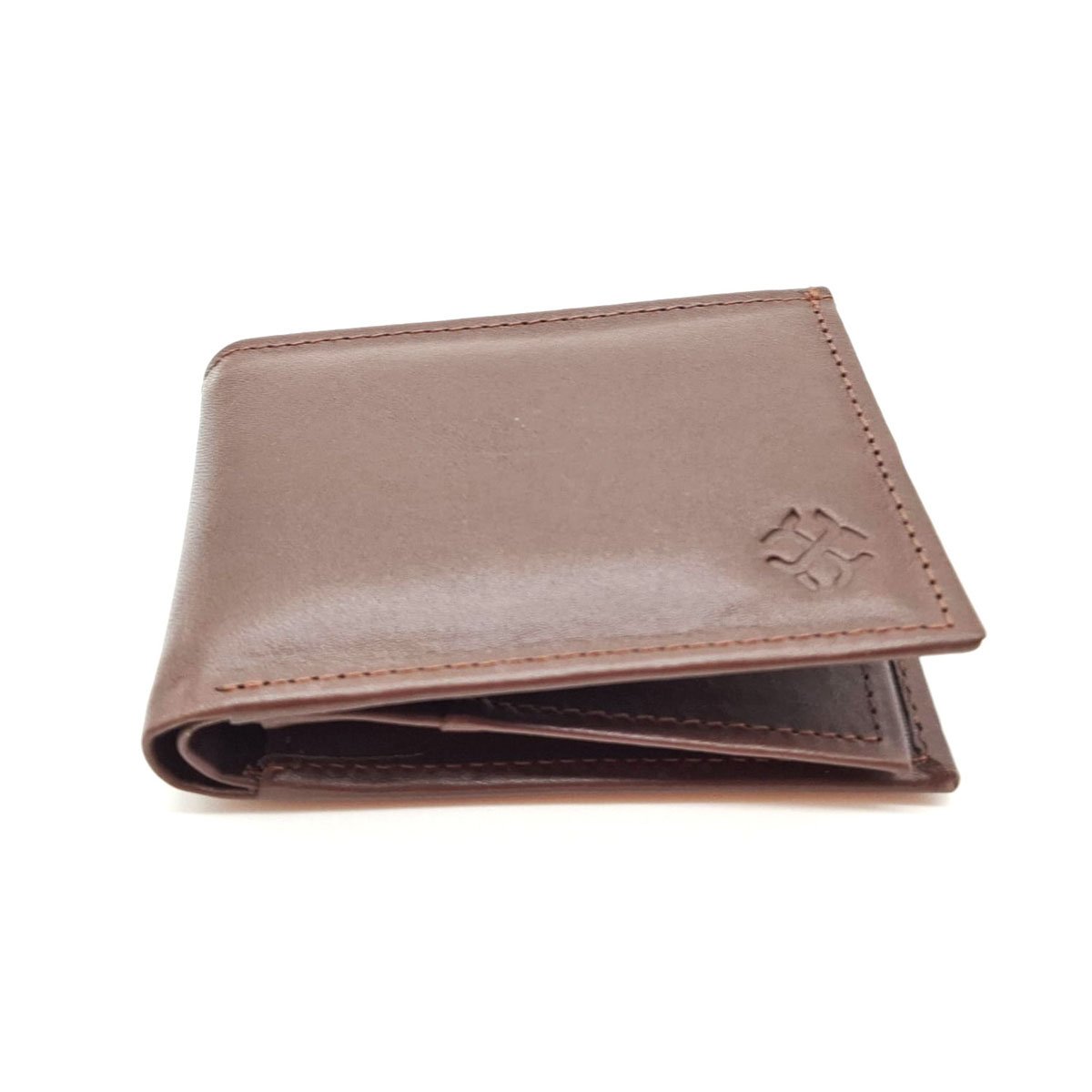 Cartera en Piel Vacuno Carlo Corinto Caf&eacute; Oscuro para Hombre image number null