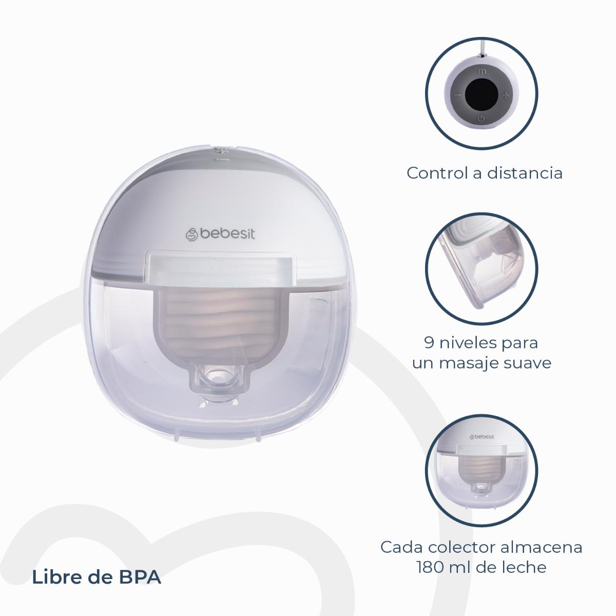 Extractor de Leche Bebesit Hands-Free LX con 10 Bolsas de 200 ml image number null