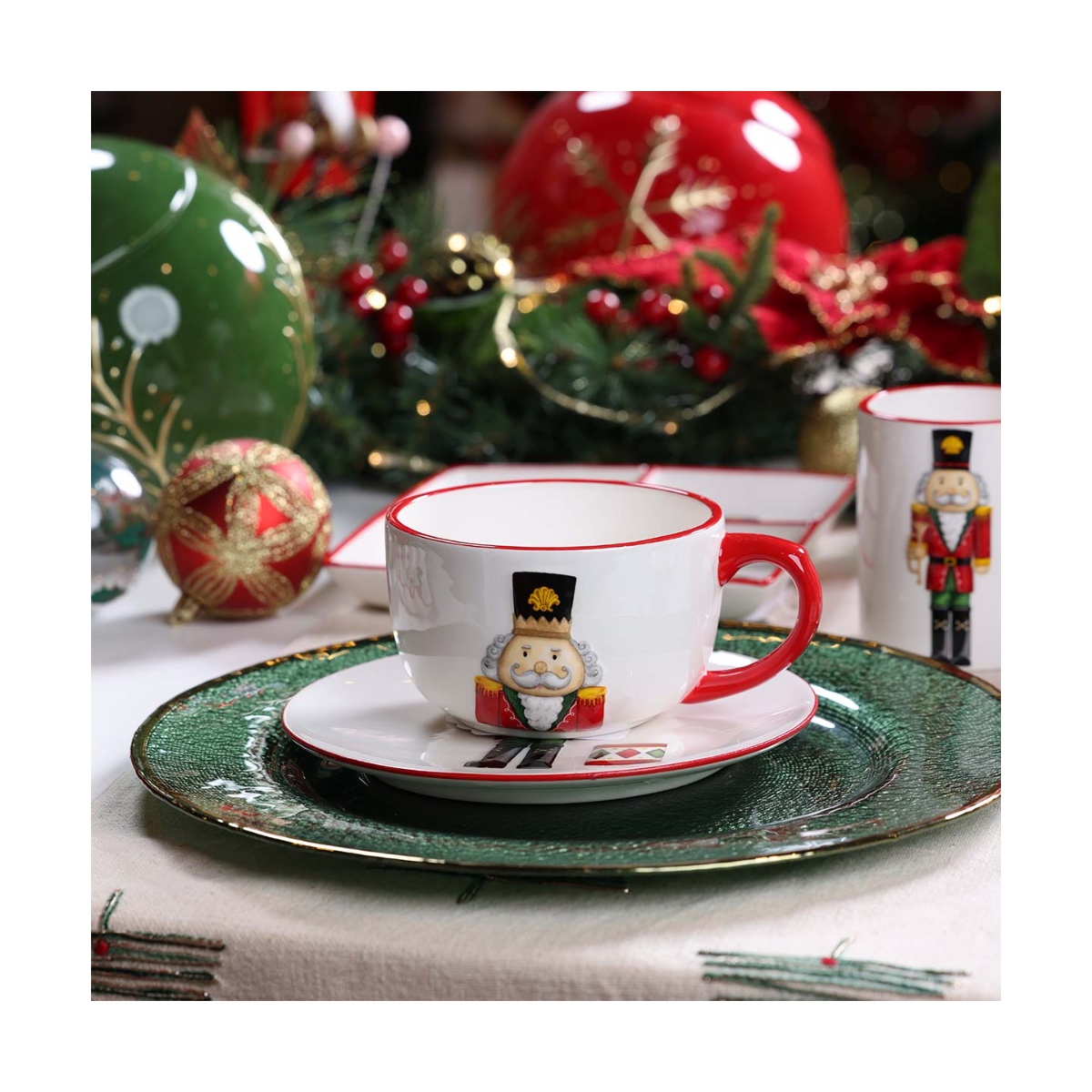 Taza Redonda Xmas Santini Dolomita image number null