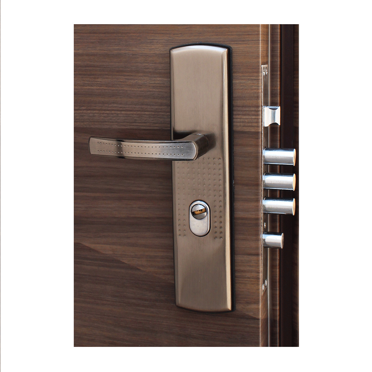 Puerta de Segurdad Nogal Xe Gales Sup 95*213 Apertura Izquierda Xe Seguridad image number null