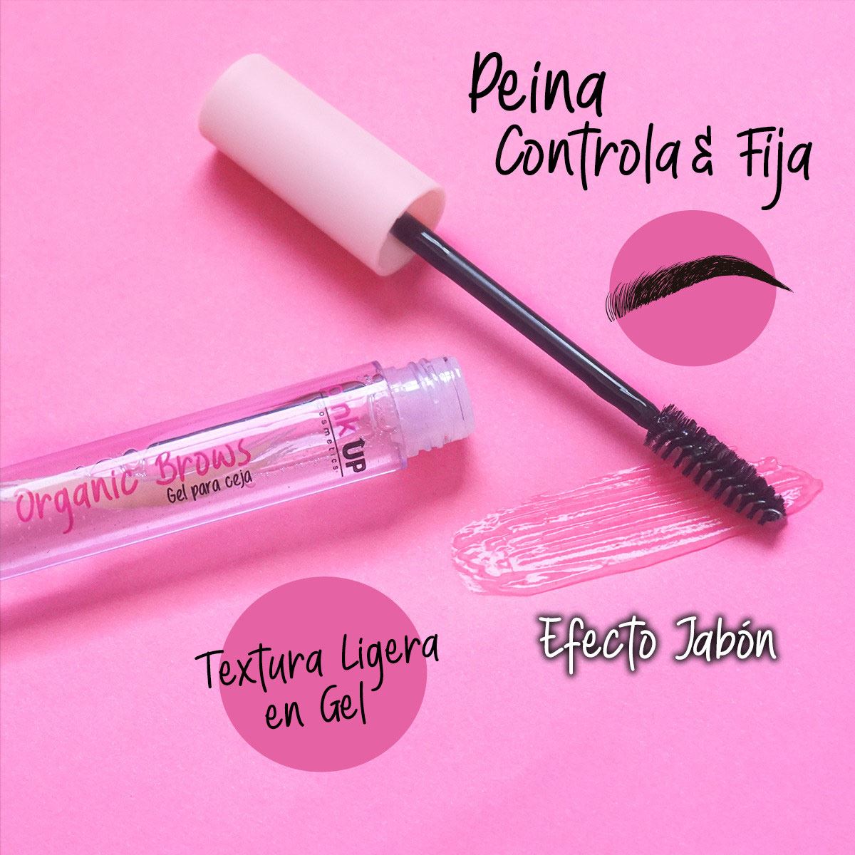 Pink Up Gel Trasparente Para Cejas image number null