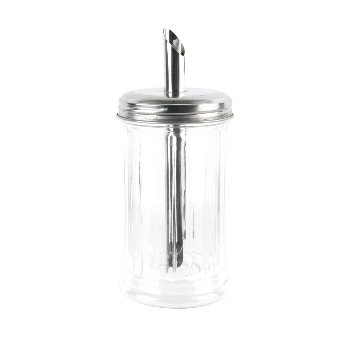 Azucarero Dosificador Vidrio Acero Inox Home Deco Factory image number null