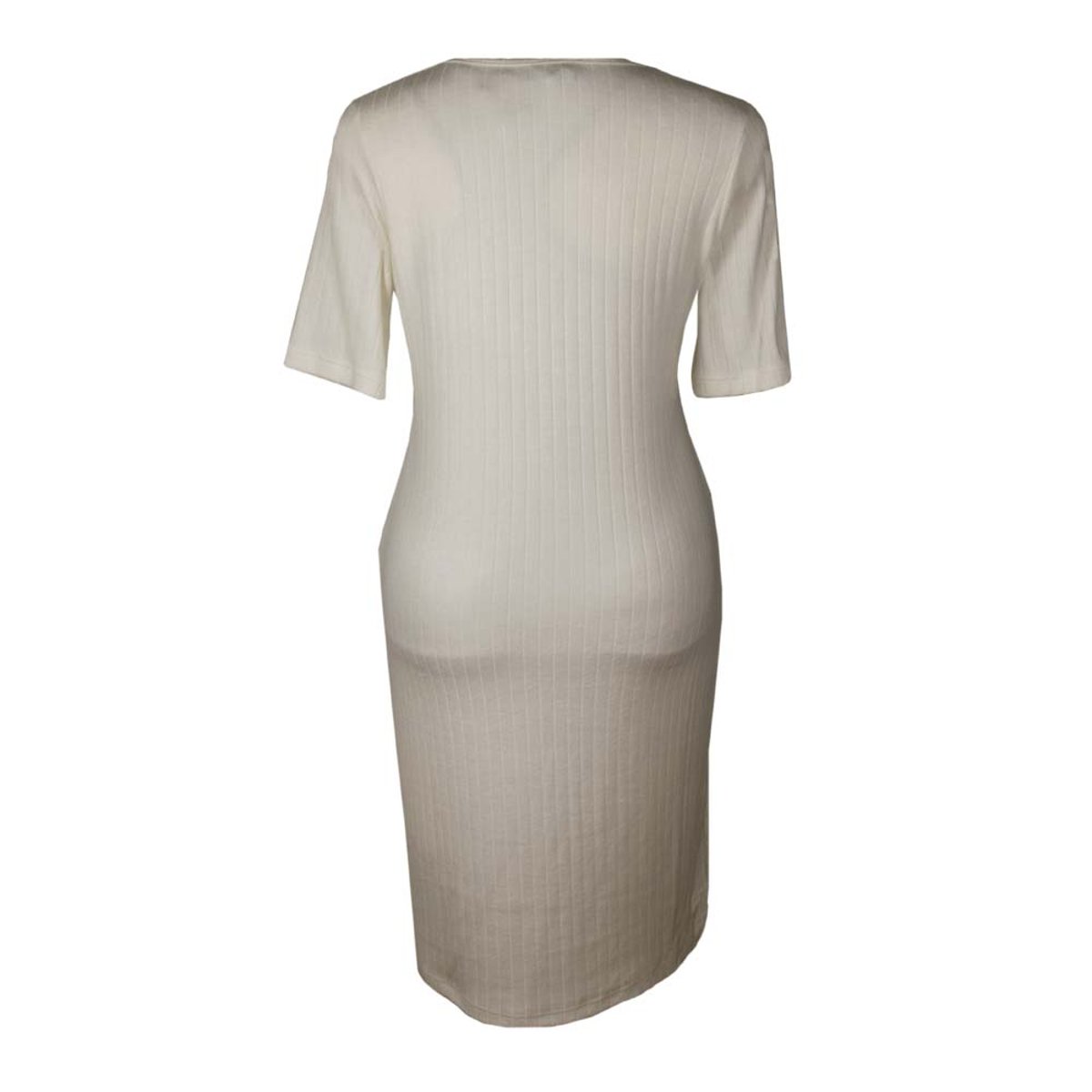 Vestido de Maternidad Liso con Manga Corta Doma Fashion para Mujer image number null