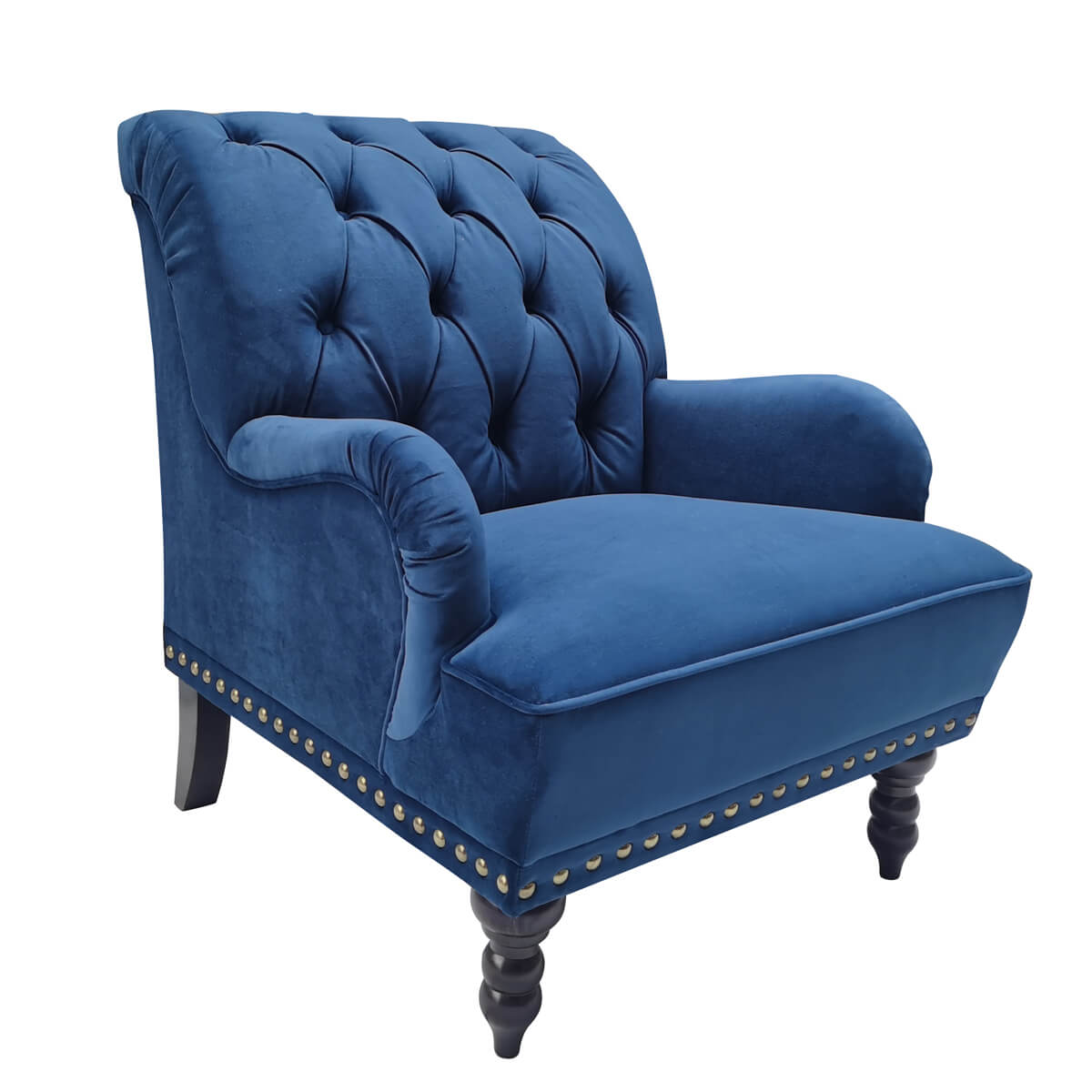 Sill&oacute;n Hindi Navy Vintage Home image number null