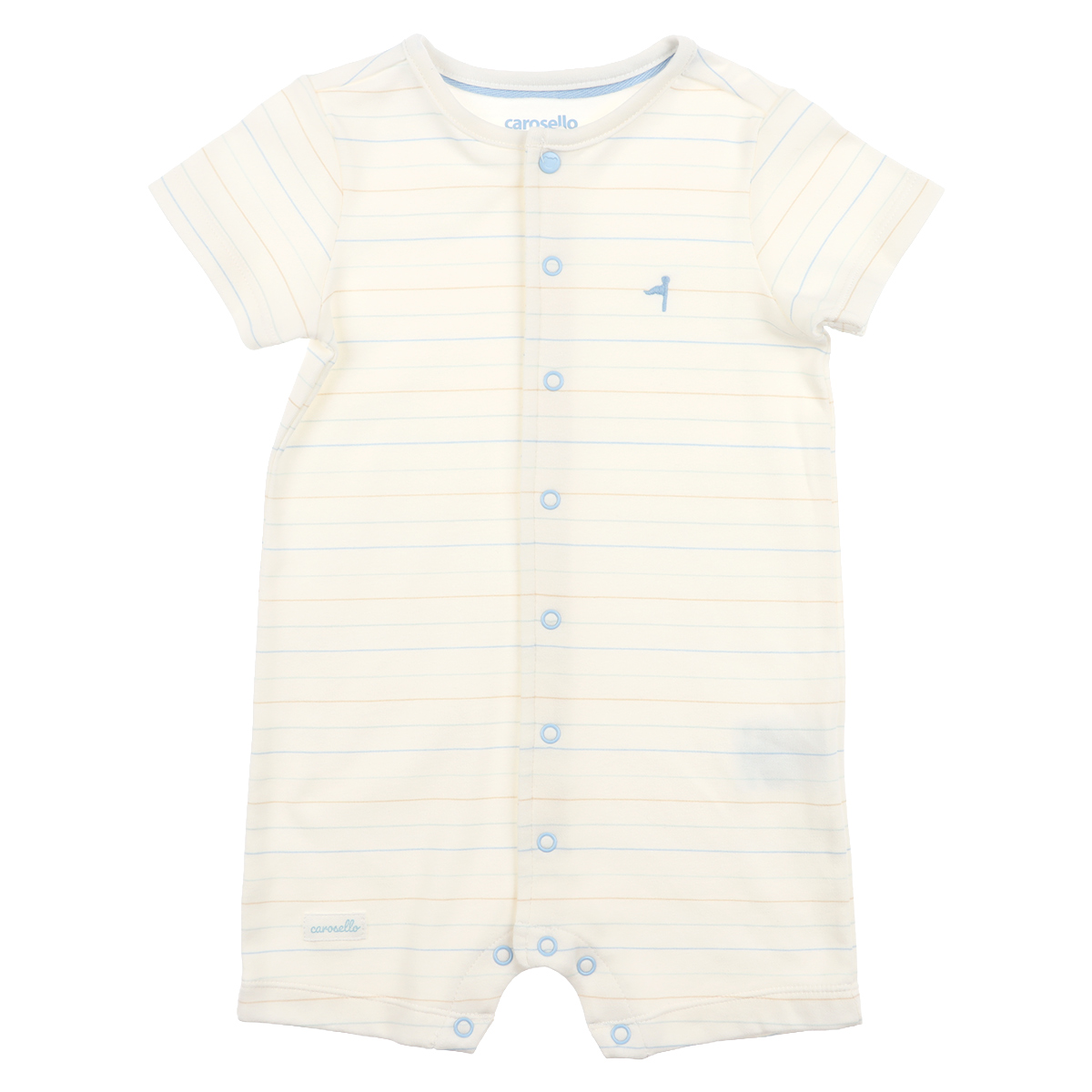 Romper Algod&oacute;n Rayas Comodidad Y Estilo Carosello Beb&eacute; Ni&ntilde;o image number null