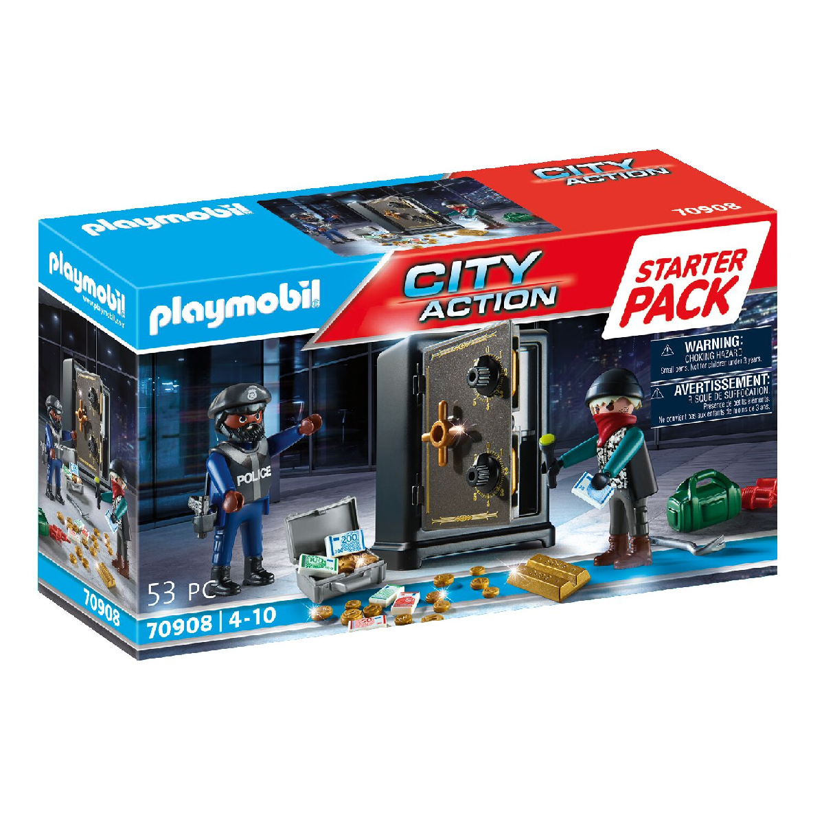 City Action Starter Pack Caja Fuerte PLAYMOBIL image number null