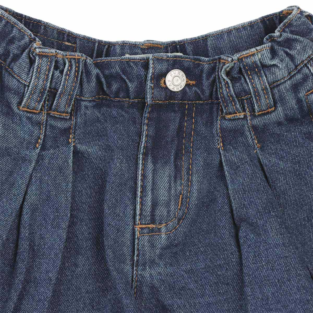 Short Denim con Pinzas y Cintura El&aacute;stica Fukka Ni&ntilde;o Toddler image number null
