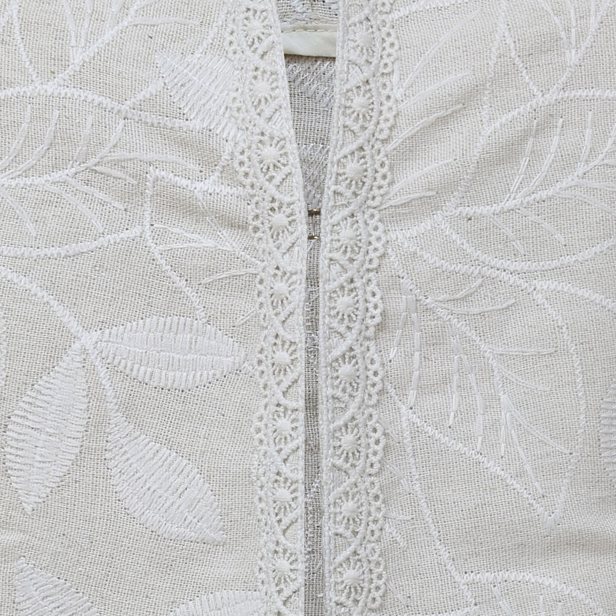 Saco De Estilo &Eacute;tnico Con Cuello Mao Basel para Mujer image number null