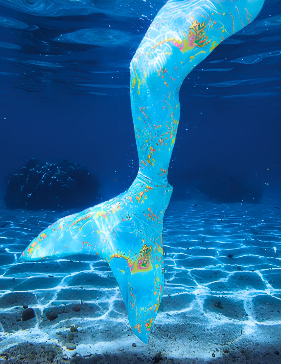 Cola de Sirena Ocean Mermaids para Ni&ntilde;a image number null