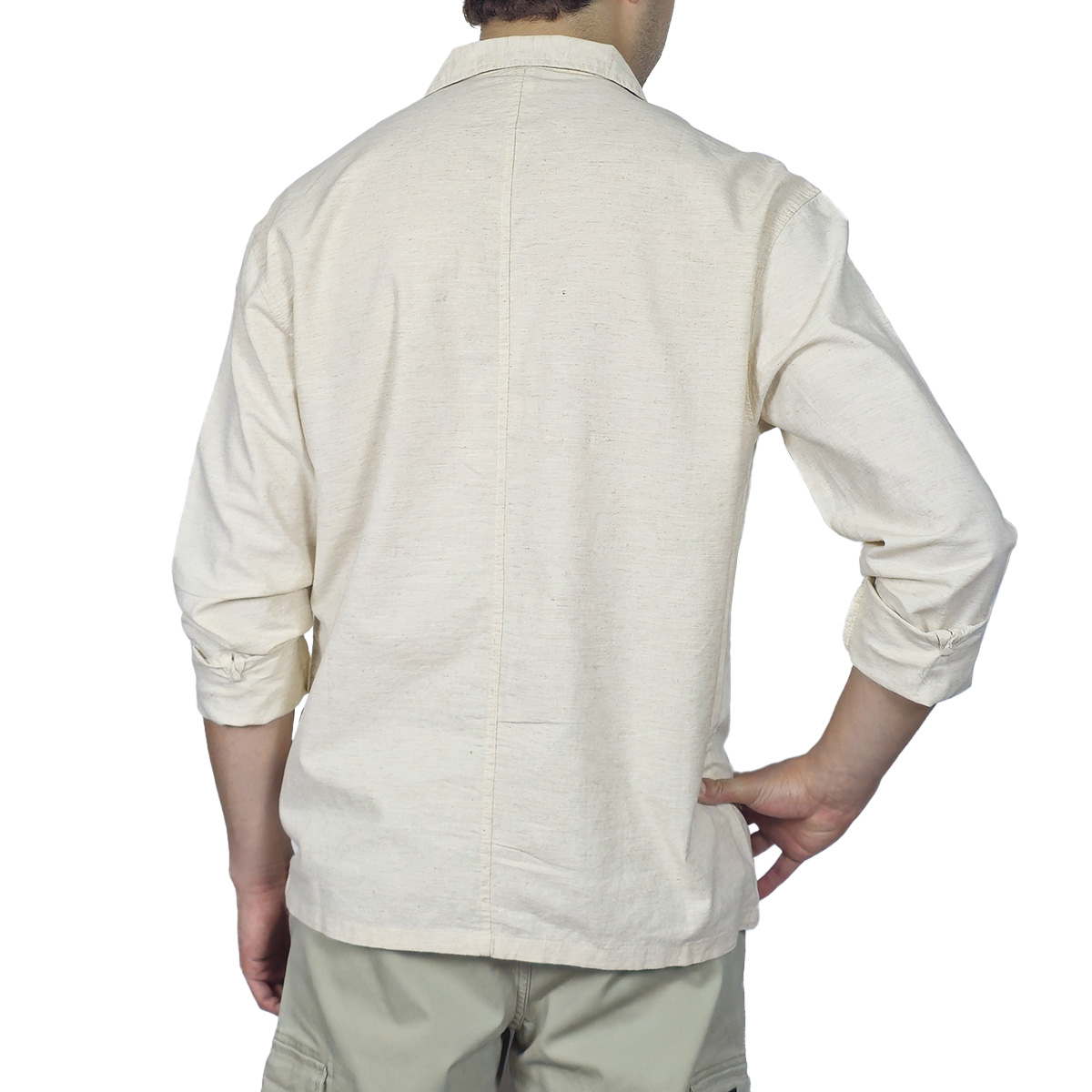 Camisa Casual O'Neill Beige Manga Larga para Hombre image number null