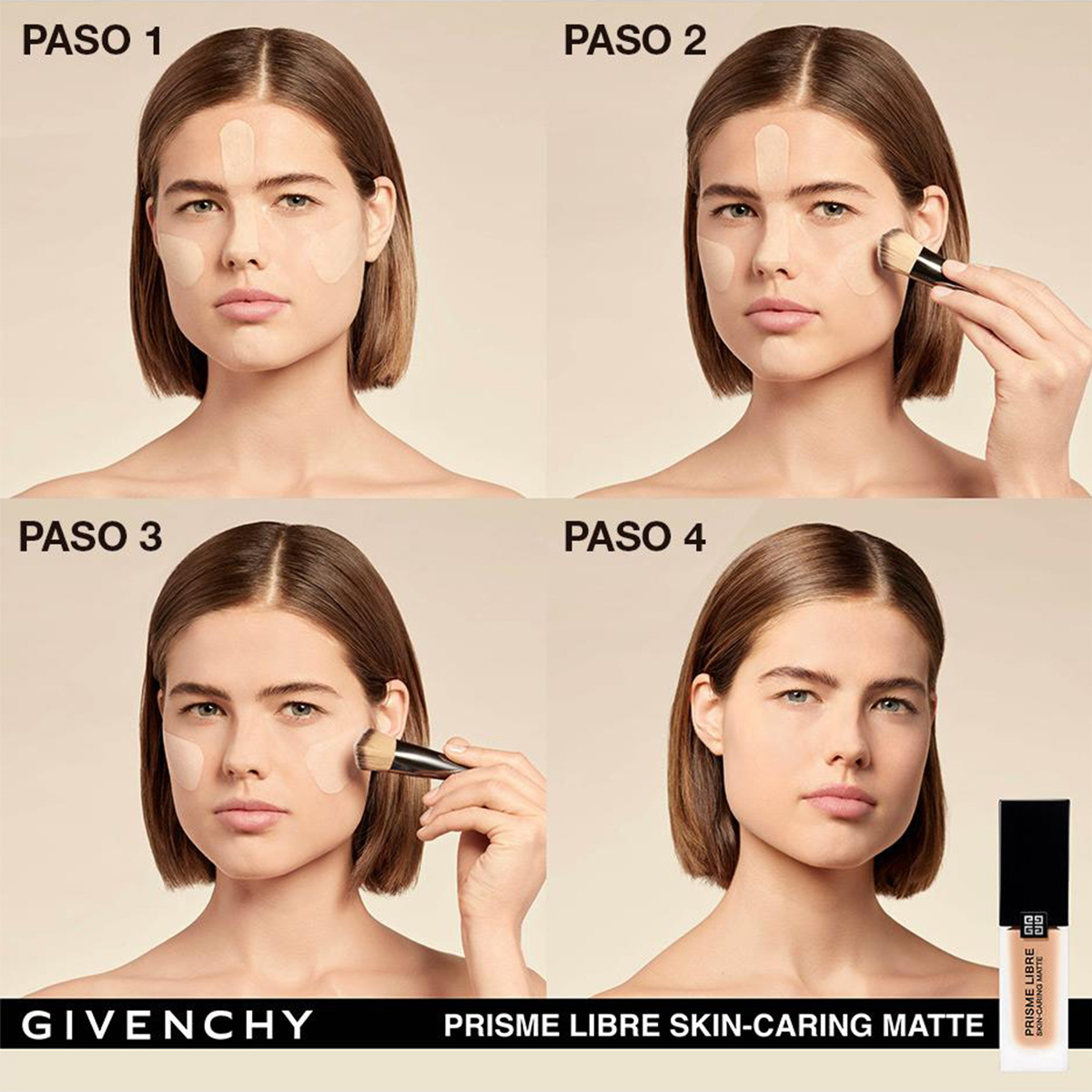 Base de maquillaje l&iacute;quida matificante Givenchy Prisme 24 horas de duraci&oacute;n. 5-N312 image number null