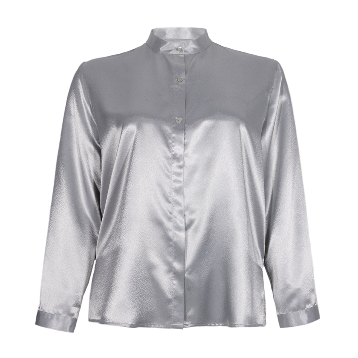Blusa Cuello Mao Alan Austin Para Mujer Curvy image number null