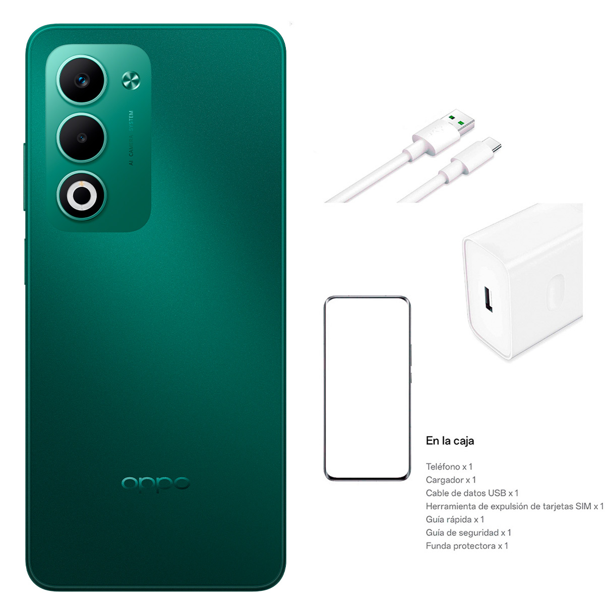 Celular Oppo A5 256gb 4g Verde R9 (Telcel) image number null