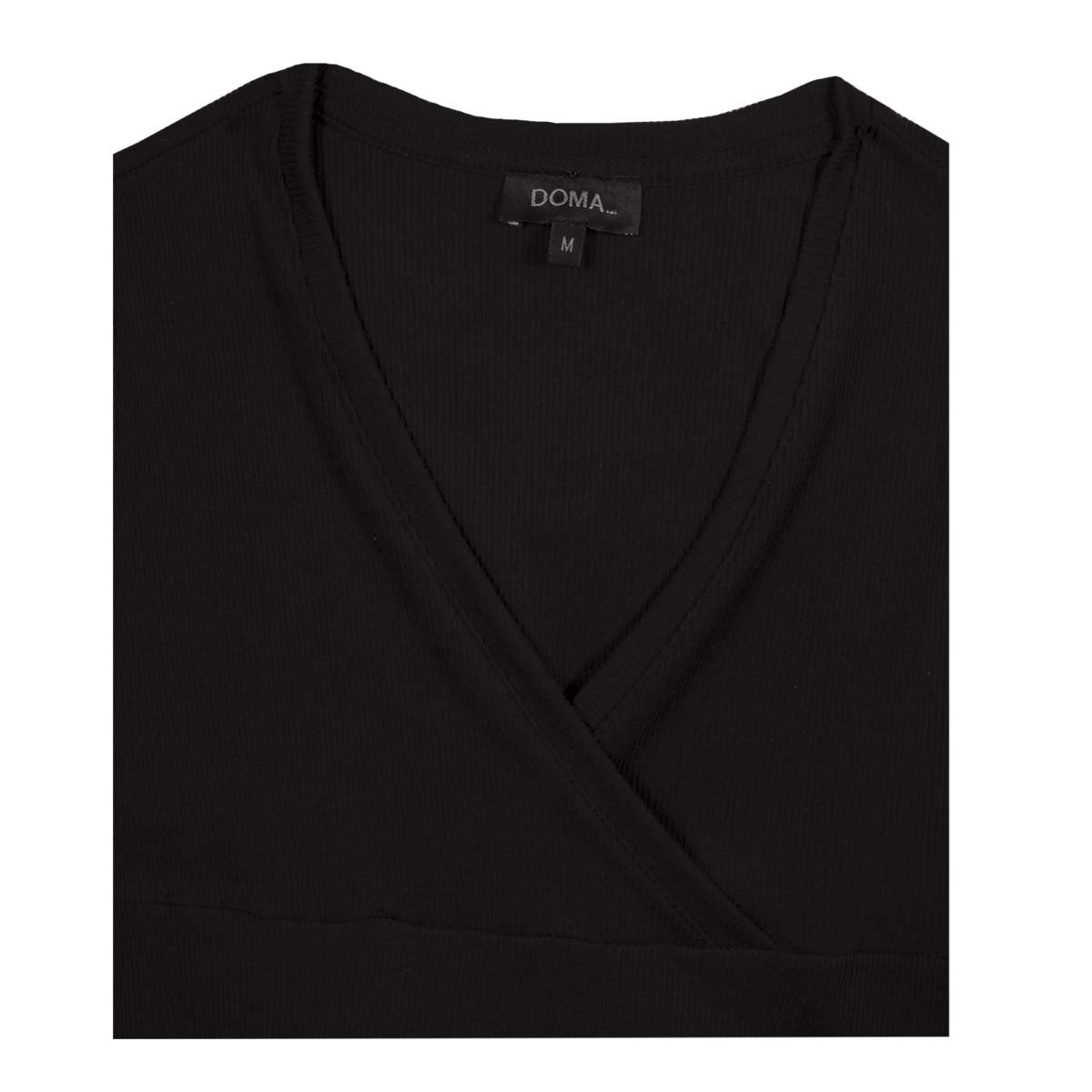 Blusa de Maternidad Lisa con Escote Cruzado Doma Fashion para Mujer image number null