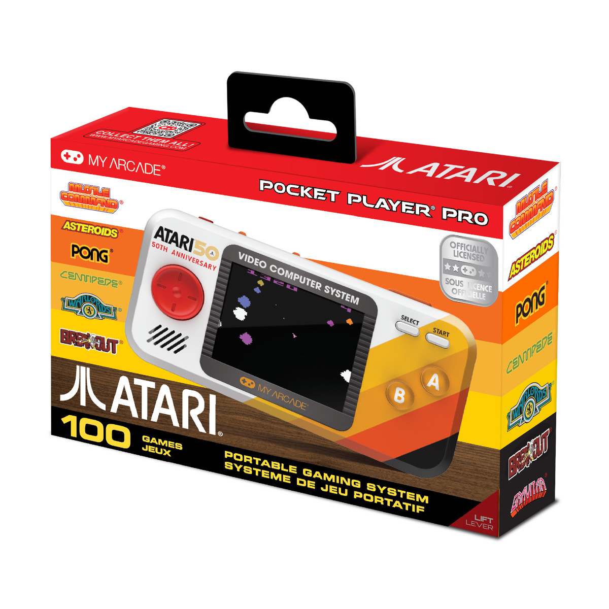Consola Port&aacute;til Arcade Atari Pocket Player Pro image number null