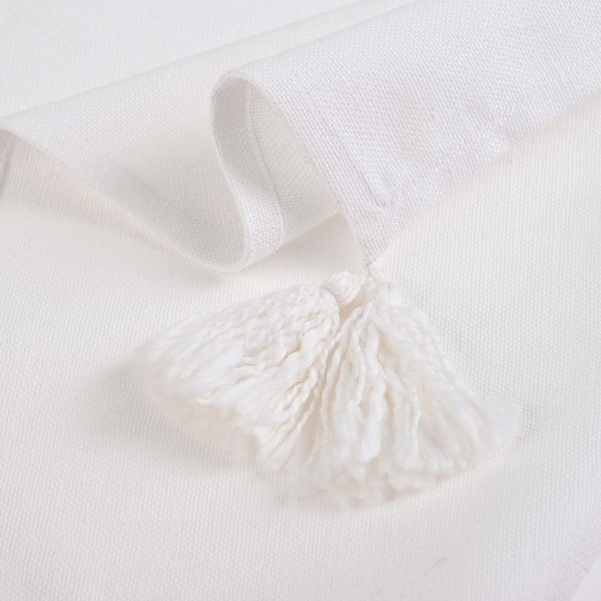Servilleta Vintage Home Ivory Flecos Pompom image number null