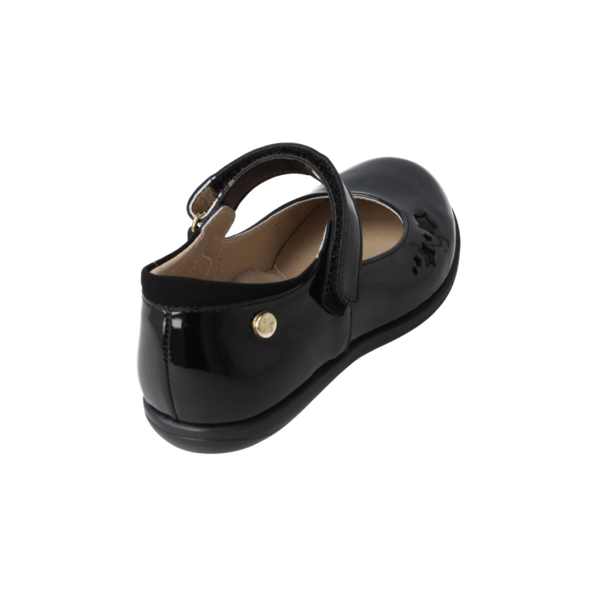 Zapato Escolar Con Velcro 18-22 Negro Karsten image number null